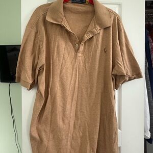 Ralph Lauren Men's Tan Polo Shirt